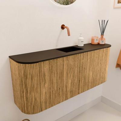 Toiletmeubel Mondiaz Joya | 103.2 cm | Meubelkleur Oak | Faye wastafel Urban Midden | Zonder kraangat(en) Toiletmeubel Mondiaz Joya | 103.2 cm | Meubelkleur Oak | Faye wastafel Urban Midden | Zonder kraangat(en)