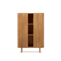 Kave Home Opbergkast 'Mailen' Essenhout, 140 x 110cm, kleur Naturel