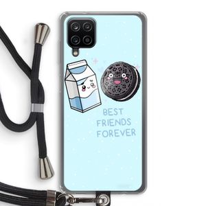 Best Friend Forever: Samsung Galaxy A12 Transparant Hoesje met koord