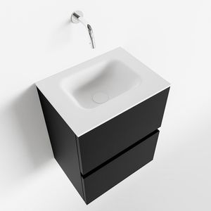 Toiletmeubel Mondiaz Ada | 40 cm | Meubelkleur Urban | Lex wastafel Talc Midden | Zonder kraangat
