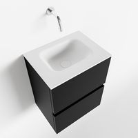Toiletmeubel Mondiaz Ada | 40 cm | Meubelkleur Urban | Lex wastafel Talc Midden | Zonder kraangat