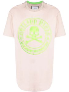 Philipp Plein t-shirt à logo brodé - Tons neutres