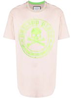 Philipp Plein t-shirt à logo brodé - Tons neutres