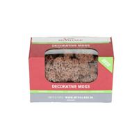 Rendiermos 50g bruin seizoensdecoratie - My village