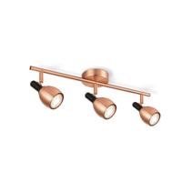 Opbouwspot Novi 3 - incl. dimbare LED lamp - Koper Opbouwspot Novi 3 - incl. dimbare LED lamp - Koper