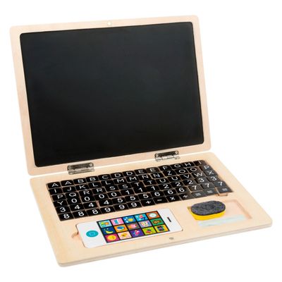 Small Foot houten laptop met magneetbord