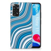 Xiaomi Redmi 10 | Redmi Note 11 4G | TPU bumper | Waves Blue