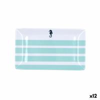 Snackdienblad Quid Atlantic Multicolour Bioplastic 25 x 15 x 2 cm (12 Stuks)