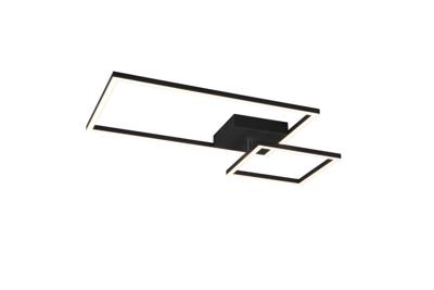 Trio Zwarte plafondlampPadella led - R62642432