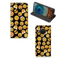 Nokia X20 | X10 Hoesje met Magneet Emoji