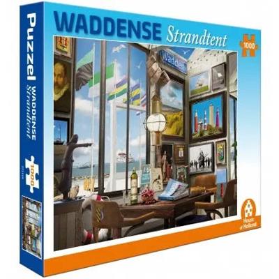 Waddense Strandtent Caf√© Puzzel 1000 Stukjes