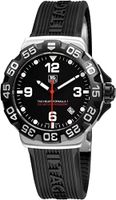Horlogeband Tag Heuer WAH1110 / FT6024 Rubber Zwart 20mm