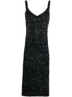 Missoni robe nervurée à ornements de sequins - Noir