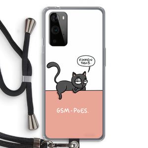 GSM poes: OnePlus 9 Pro Transparant Hoesje met koord