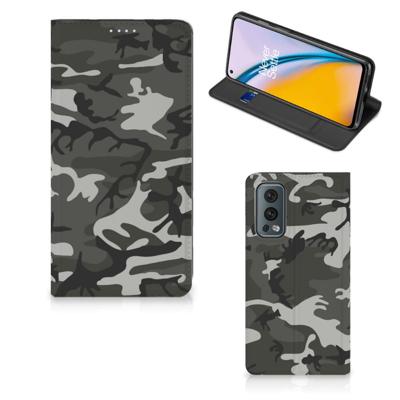 OnePlus Nord 2 5G | Hoesje met Magneet | Army Light