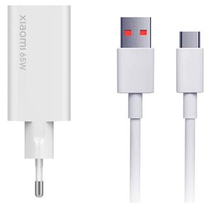 Xiaomi Mi 65W Fast Charger GaN Tech + USB-C kabel Wit