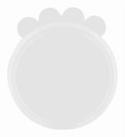 Trixie Trixie deksel voor blik silicone transparant - thumbnail