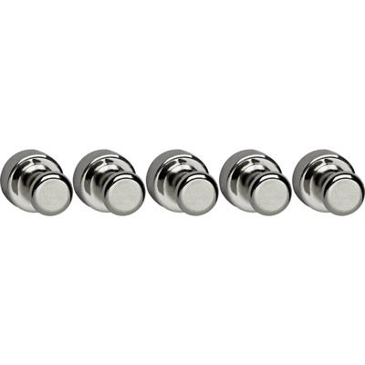 Maul Neodymium magneet (Ø x h) 12 mm x 16 mm Kegel Zilver 5 stuk(s) 6168696