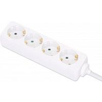 Manhattan 167802 power uitbreiding 2 m 4 AC-uitgang(en) Binnen Wit