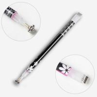 3 PC'S Cat Eye gel magneet pen dubbele kop magnetische pen Plum branding bloem magnetische pen Nail Cat Eye magneet nieuwe tool (zwart)