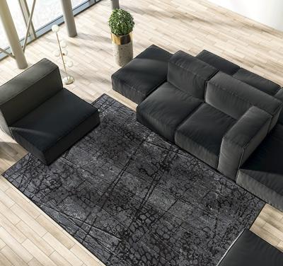 Karpet24 Elis - Modern, Onderhoudsvriendelijk Rechthoekig Tapijt met Antislip (Antraciet, 240x340 cm) - Voor Stijl en Comfort in Keuken & Eetkamer
