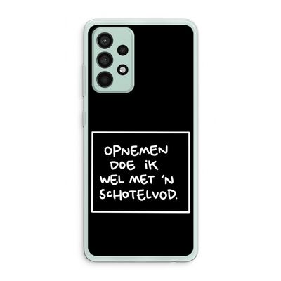 Schotelvod: Samsung Galaxy A52s 5G Transparant Hoesje