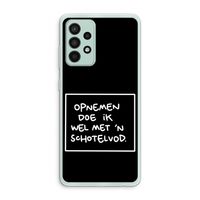 Schotelvod: Samsung Galaxy A52s 5G Transparant Hoesje