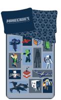 Minecraft Dekbedovertrek Emblematic- 140 x 200 cm - Polyester - thumbnail