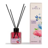 Air Space - Parfum - Geurstokjes - Huisgeur - Huisparfum - Flower Garden - Vierkant - 100ml - thumbnail