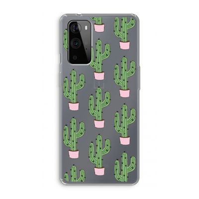 Cactus Lover: OnePlus 9 Pro Transparant Hoesje