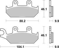 BREMBO Remblokken, voor de moto, Road Organisch 07YA2508