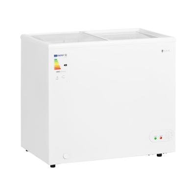 Vriezer - 200 L - glazen deuren - afsluitbaar - Royal Catering