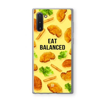 Eat Balanced: Samsung Galaxy Note 10 Transparant Hoesje