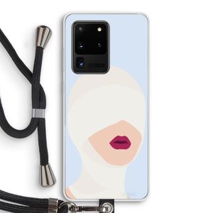 Incognito: Samsung Galaxy S20 Ultra Transparant Hoesje met koord