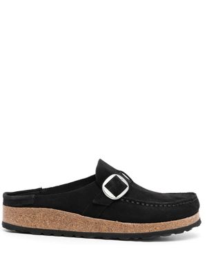 Birkenstock mules en daim à bout fermé - Noir
