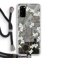 Blossoming spring: Samsung Galaxy S20 Transparant Hoesje met koord