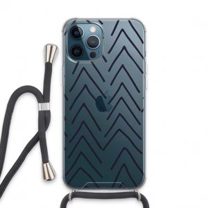 Marrakech Arrows: iPhone 13 Pro Max Transparant Hoesje met koord
