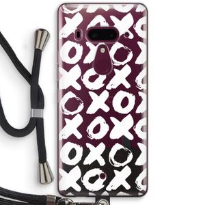 XOXO: HTC U12+ Transparant Hoesje met koord