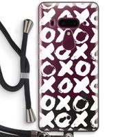 XOXO: HTC U12+ Transparant Hoesje met koord