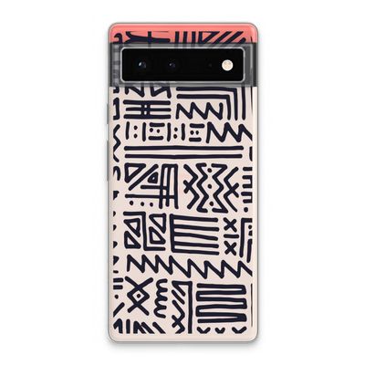 Marrakech print: Google Pixel 6 Transparant Hoesje