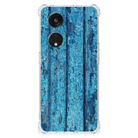 OPPO Reno8 T 5G Stevig Telefoonhoesje Wood Blue