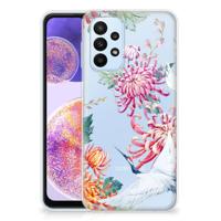 Samsung Galaxy A23 | TPU Hoesje | Bird Flowers