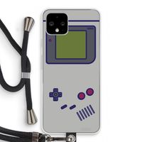 Game On: Pixel 4 Transparant Hoesje met koord