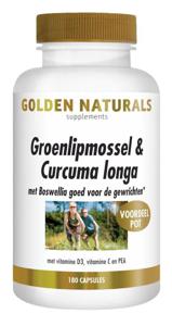 Groenlipmossel & Curcuma longa