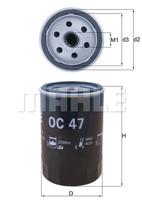 Oliefilter MAHLE, Diameter (mm)76mm, u.a. für BMW, Audi, VW, Seat, Porsche, Trabant, Wartburg, Maserati, Barkas, Citroën, NSU, Alpina, Bertone - thumbnail