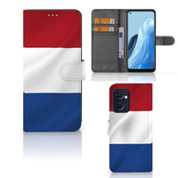 OPPO Find X5 Lite | Reno 7 5G Bookstyle Case Nederlandse Vlag