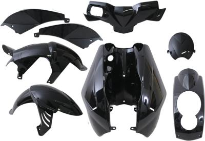 Edge plaatset ludix 8 delig zwart metallic