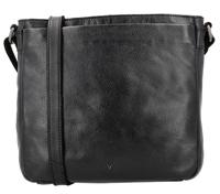 Vilenca Leren Schoudertas Luna Zwart