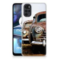 Motorola Moto G22 | Siliconen hoesje | met foto Vintage Auto