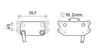 Oliekoeler C70/c60/c70/xc70 00- 59003154